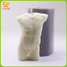 Load image into Gallery viewer, 3D Body Silicone Mold Chocolate Polymer Clay Soap Candle Wax Resin Handmade Candle Mould