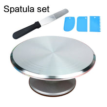 Load image into Gallery viewer, 304 stainless steel 48 decorative nozzle set aluminum alloy cake decoration turntable rotating cake turntable decoration tool
